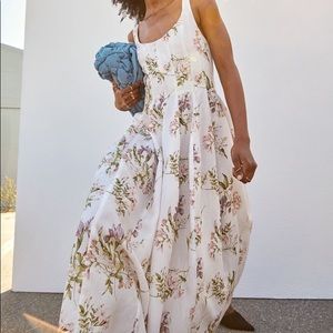 NWT H&M brock collection maxi floral dress